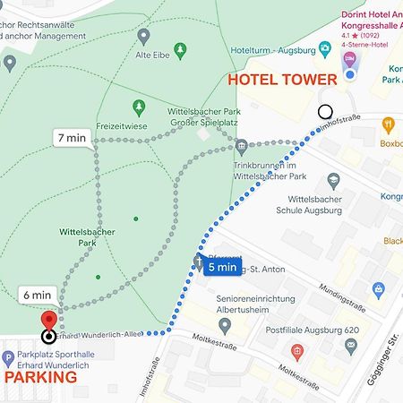 Hotelturm Аугсбург Екстер'єр фото